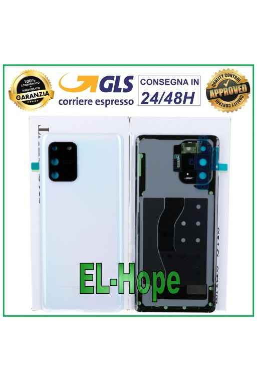 ORIGINAL SAMSUNG GALAXY S10 LITE SM-G770 RÜCKSEITE PRISM WEISS BATTERIEABDECKUNG