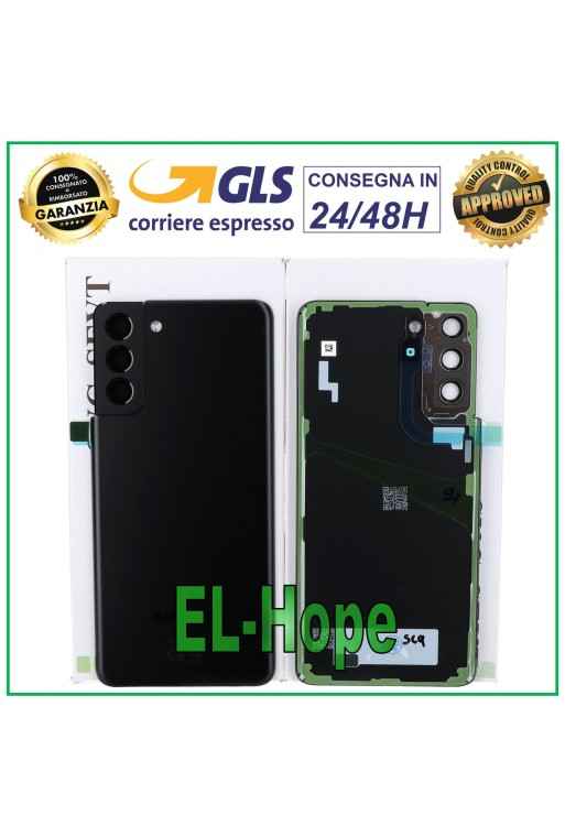 ORIGINAL SAMSUNG GALAXY S21 PLUS SM-G996 AKKU-COVER RÜCKSEITE SCHWARZ