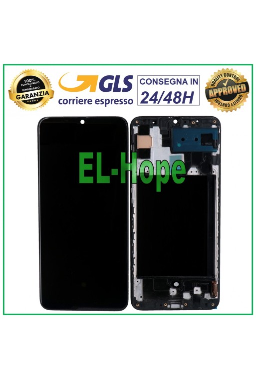 LCD-DISPLAY + TFT-RAHMEN FÜR SAMSUNG GALAXY A70 SM-A705 F TOUCHSCREEN-GLAS 