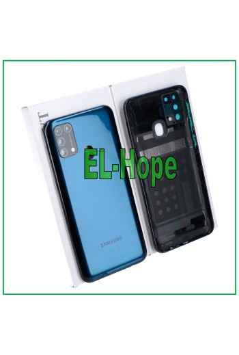 ORIGINAL SAMSUNG GALAXY M31 SM-M315F AKKU-ABDECKUNG BACKCOVER BLAU