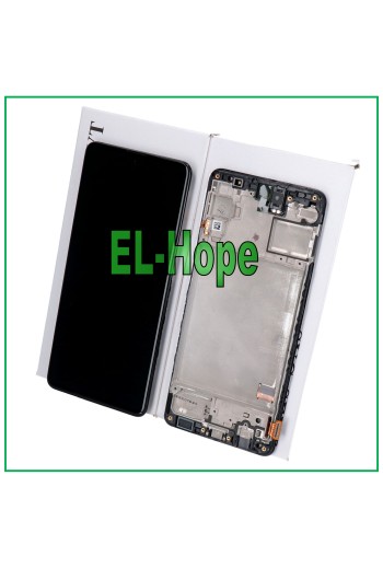 ORIGINAL LCD-DISPLAY + RAHMEN SAMSUNG GALAXY M31S SM M317 F/FN TOUCHSCREEN SCHWARZ