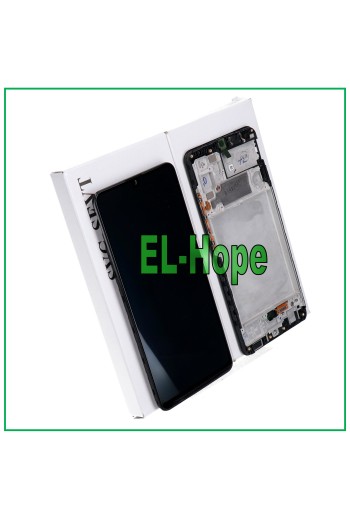ORIGINALRAHMEN LCD-DISPLAY SAMSUNG GALAXY A32 4G SM-A325 F/FN TOUCHSCREEN SCHWARZ