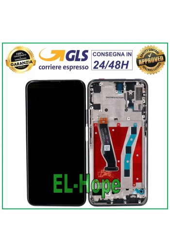 LCD-DISPLAYRAHMEN FÜR HONOR 9X PRO HLK-L41 L42 TOUCHSCREEN-MONITOR SCHWARZES GLAS