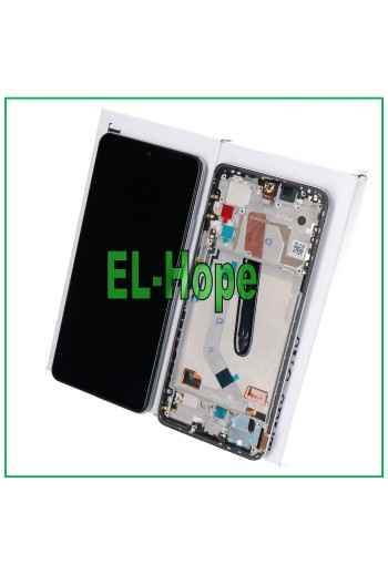 ORIGINAL LCD-DISPLAY + RAHMEN XIAOMI MI 11 PRO TOUCHSCREEN WEISSER GLASBILDSCHIRM