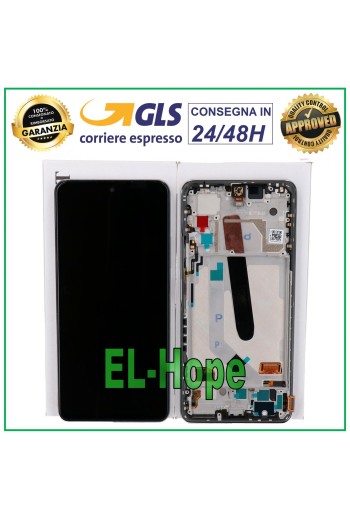 ORIGINAL LCD-DISPLAYRAHMEN XIAOMI POCO F3 M2012K11AG TOUCHSCREEN-GLAS WEISS