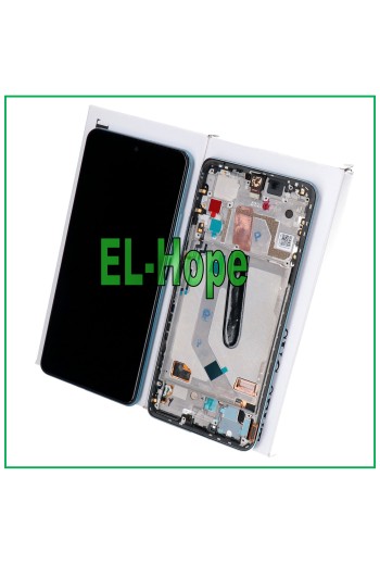 ORIGINAL LCD-DISPLAY + RAHMEN XIAOMI POCO F3 M2012K11AG TOUCHSCREEN GLAS BLAU