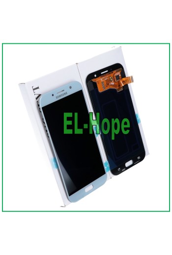 ORIGINAL LCD-DISPLAY SAMSUNG GALAXY A7 2017 A720 SM-A720F DS TOUCHSCREEN BLAU