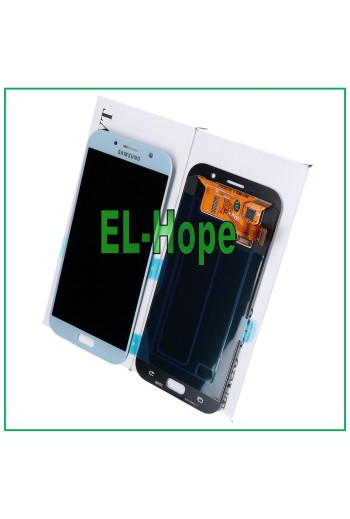 ORIGINAL LCD-DISPLAY SAMSUNG GALAXY A7 2017 A720 SM-A720F DS TOUCHSCREEN BLAU