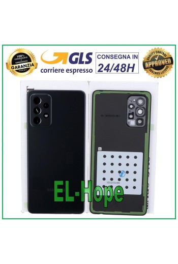 ORIGINAL SAMSUNG GALAXY A72 SM-A726 5G RÜCKSEITE COVER SCHWARZES GLAS