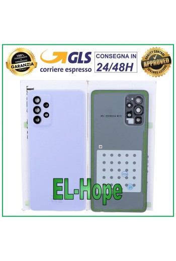 ORIGINAL SAMSUNG GALAXY A72 SM-A726 5G RÜCKSEITE GLAS LILA