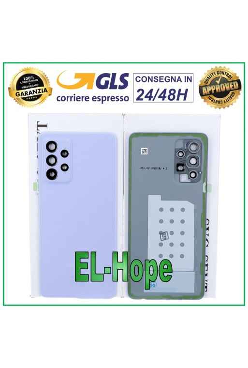 ORIGINAL SAMSUNG GALAXY A52 SM-A526B BATTERIEABDECKUNG LILA RÜCKSEITE ORIGINAL SAMSUNG GALAXY A52 SM-A526B BATTERIEABDECKUNG LILA RÜCKSEITE