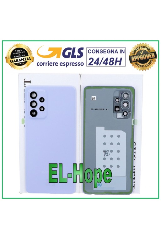 ORIGINAL SAMSUNG GALAXY A52 SM-A526B RÜCKSEITE GLAS LILA ORIGINAL SAMSUNG GALAXY A52 SM-A526B RÜCKSEITE GLAS LILA
