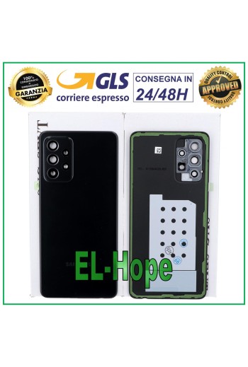 ORIGINAL SAMSUNG GALAXY A52 SM-A526B RÜCKSEITE GLAS SCHWARZ