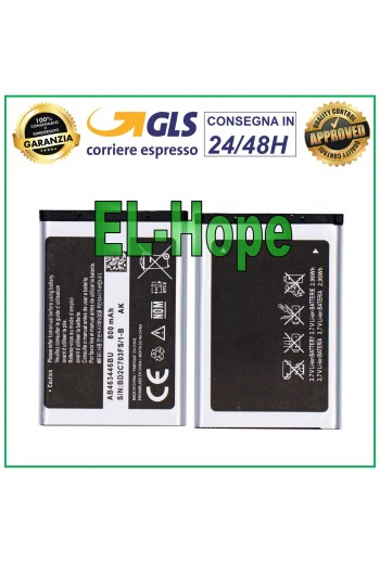 AKKU AB463446BU FÜR SAMSUNG GALAXY GT S5150 C3520 C3590 C3750 S3310 800 mAh