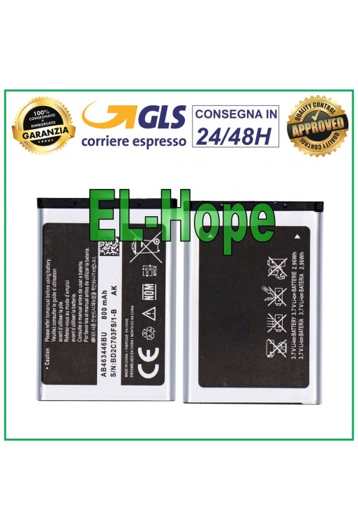 AKKU AB463446BU FÜR SAMSUNG GALAXY GT S5150 C3520 C3590 C3750 S3310 800 mAh AKKU AB463446BU FÜR SAMSUNG GALAXY GT S5150 C3520 C3590 C3750 S3310 800 mAh