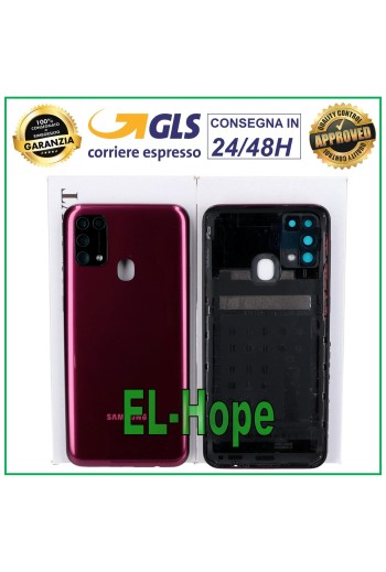 ORIGINAL SAMSUNG GALAXY M31 SM-M315F RÜCKSEITE ROTES GLAS
