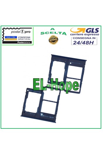 SIM-Kartenfach für Micro-SD-Karten, Samsung Galaxy A20E, SM-A202F, Blau