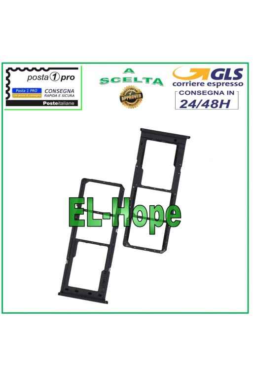 Steckplatz für Nano-SIM-Karte + Micro-SD-Kartensteckplatz für Samsung Galaxy A12 SM A127F, Schwarz Steckplatz für Nano-SIM-Karte + Micro-SD-Kartensteckplatz für Samsung Galaxy A12 SM A127F, Schwarz
