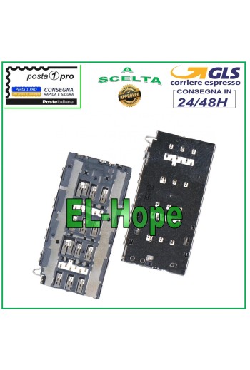 NANO-SIM-KARTENLESER MICRO SD SAMSUNG GALAXY S6 EDGE PLUS SM G928