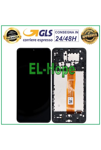 LCD-DISPLAY-TOUCHSCREEN-RAHMEN FÜR SAMSUNG GALAXY A12 SM-A127 FLACHBILDSCHIRM