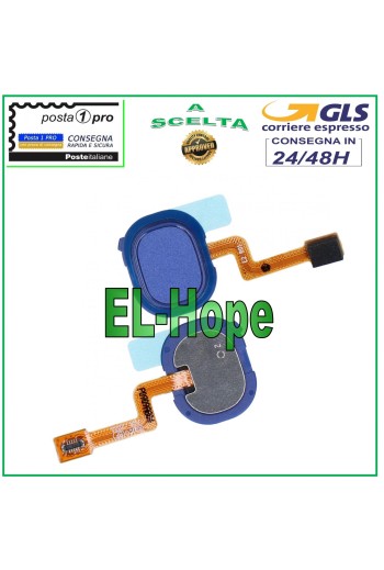 HOME-TASTE FINGERABDRUCK FÜR SAMSUNG GALAXY A21S SM A217 F/FN FINGERABDRUCKSENSOR BLAU