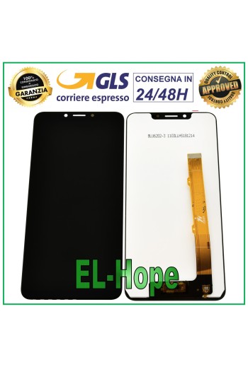 LCD-DISPLAY FÜR ALCATEL 5V OT 5060D TOUCHSCREEN-GLAS MONTIERTER SCHWARZER BILDSCHIRM