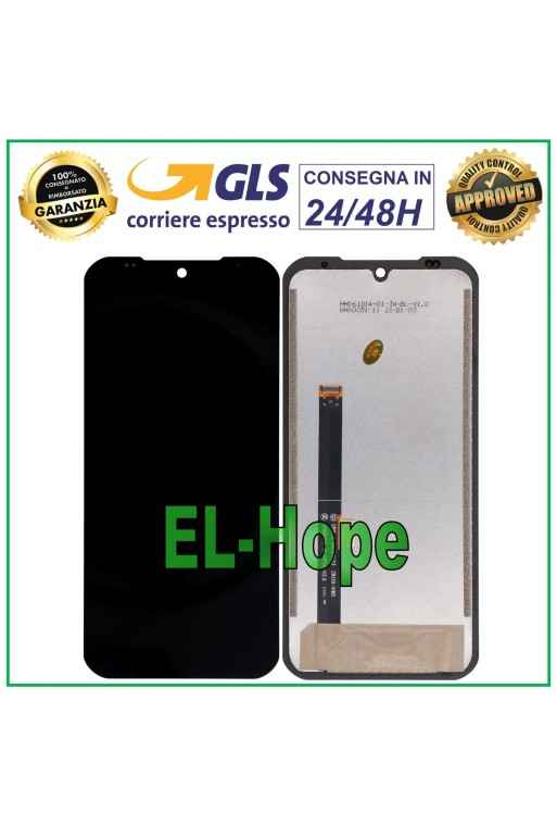 LCD-DISPLAY FÜR DOOGEE S86 / S86 PRO TOUCHSCREEN-GLASMONITOR MONTIERT SCHWARZ