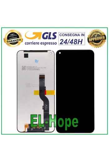 LCD-DISPLAY + TOUCHSCREEN FÜR TCL 10L T770H T770B SCHWARZER GLAS-MONITORBILDSCHIRM