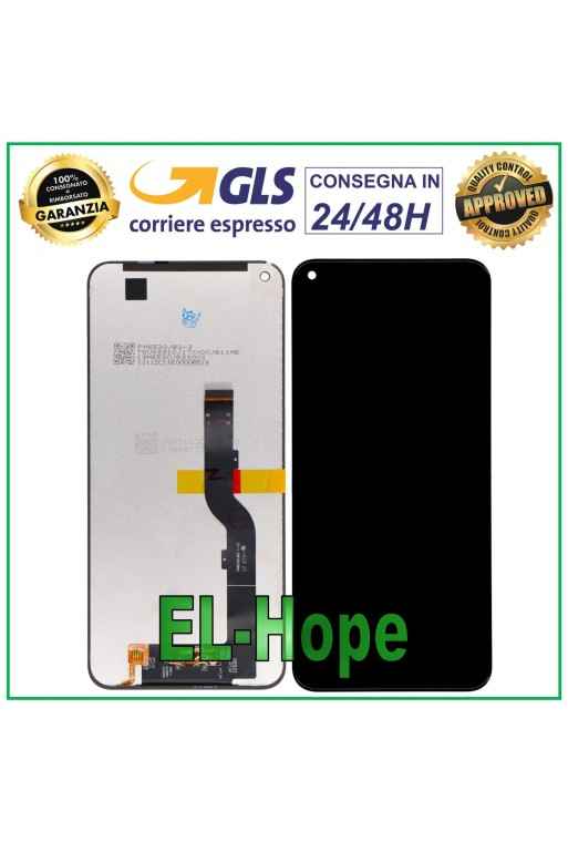 LCD-DISPLAY + TOUCHSCREEN FÜR TCL 10L T770H T770B SCHWARZER GLAS-MONITORBILDSCHIRM
