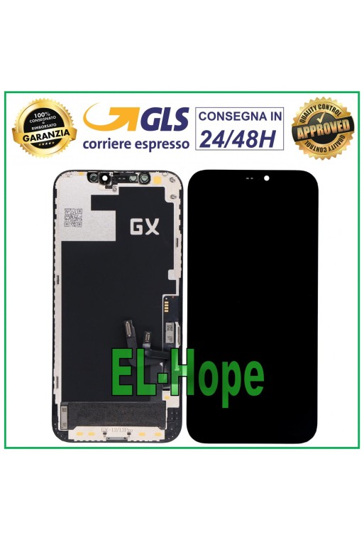 OLED-LCD-DISPLAY FÜR APPLE IPHONE 12 /12 PRO TOUCHSCREEN-GLAS GX ORIGINAL
