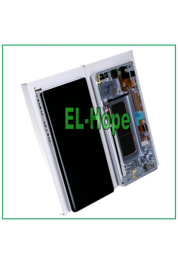ORIGINAL LCD-DISPLAY SAMSUNG GALAXY NOTE 8 SM N950 F TOUCHSCREEN VIOLETT GRAU