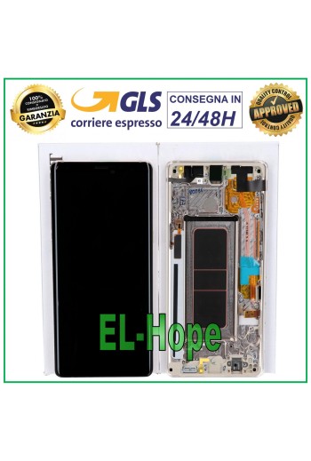 ORIGINAL LCD-DISPLAY SAMSUNG GALAXY NOTE 8 SM N950 N950F TOUCHSCREEN GOLD GOLD