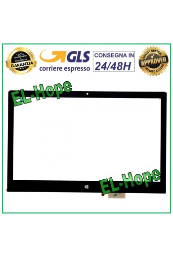TOUCHSCREEN-GLAS MEDIACOM FLEXBOOK EDGE 11 M-FBE11 FBE11 ORIGINAL SCHWARZ