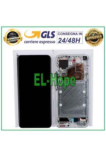 ORIGINAL LCD DISPLAY + RAHMEN XIAOMI MI 11 5G M2011K2G TOUCHSCREEN GLAS SILBER