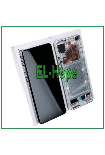 ORIGINAL LCD DISPLAY + RAHMEN XIAOMI MI 11 5G M2011K2G TOUCHSCREEN GLAS SILBER