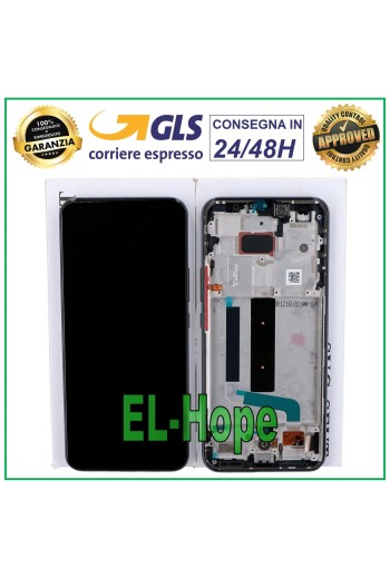 ORIGINAL LCD + TOUCH-DISPLAY XIAOMI MI 10 LITE 5G M2002J9G M2002J9E SCHWARZER RAHMEN