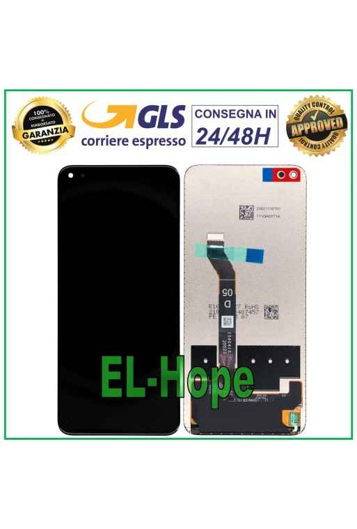 LCD-DISPLAY FÜR HUAWEI HONOR 50 LITE NTN-LX1 NTN-L22 TOUCHSCREEN SCHWARZES GLAS