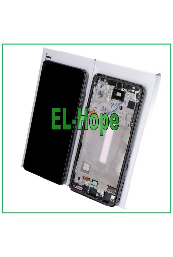 100 % ORIGINAL TOUCH-LCD-DISPLAY SAMSUNG GALAXY A52S 5G SM A528 A528B SCHWARZER RAHMEN
