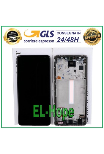 100 % ORIGINAL TOUCH-LCD-DISPLAY SAMSUNG GALAXY A52S SM A528 A528B WEISSER RAHMEN