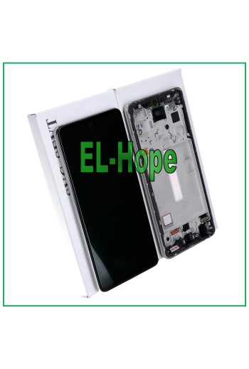 100 % ORIGINAL TOUCH-LCD-DISPLAY SAMSUNG GALAXY A52S SM A528 A528B WEISSER RAHMEN