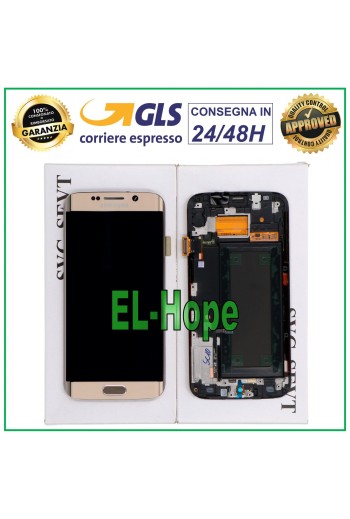 ORIGINAL LCD-DISPLAY SAMSUNG GALAXY S6 EDGE SM-G925F TOUCHSCREEN GOLD GOLD
