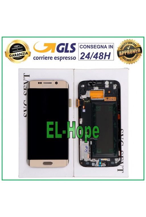 ORIGINAL LCD-DISPLAY SAMSUNG GALAXY S6 EDGE SM-G925F TOUCHSCREEN GOLD GOLD