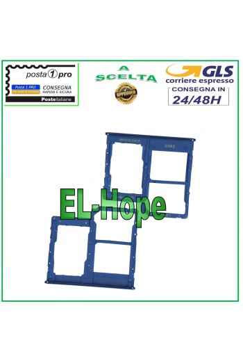 Slot Cart Fach Nano SIM Karte SD Samsung Galaxy A31 SM A315 A315F Blau