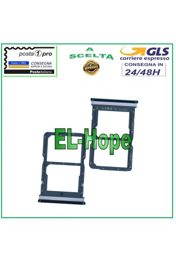 Slot Cart Halter Nano SIM-Kartenfach Huawei Honor 20 Lite HRY-LX1T L21T Blau