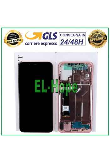 ORIGINAL TOUCH LCD DISPLAY + RAHMEN XIAOMI MI8 MI 8 M1803E1A M1803E1C ROSA GLAS