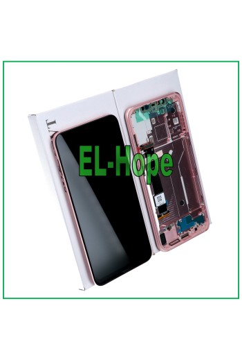 ORIGINAL TOUCH LCD DISPLAY + RAHMEN XIAOMI MI8 MI 8 M1803E1A M1803E1C ROSA GLAS