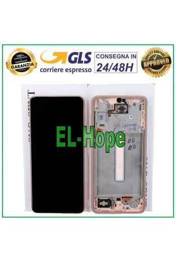 ORIGINALRAHMEN LCD-DISPLAY SAMSUNG GALAXY A33 5G SM-A336F A336B TOUCH GOLD