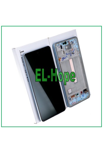LCD-DISPLAY + ORIGINALRAHMEN SAMSUNG GALAXY A53 5G 2022 SM A536 A536B TOUCH BLAU