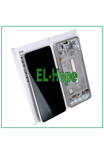 LCD-DISPLAY + ORIGINALRAHMEN SAMSUNG GALAXY A53 5G SM A536 A536B TOUCH WEISS