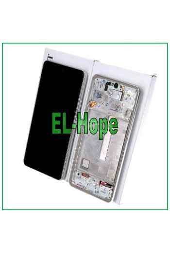 LCD-DISPLAY + ORIGINALRAHMEN SAMSUNG GALAXY A53 5G SM A536 A536B TOUCH WEISS